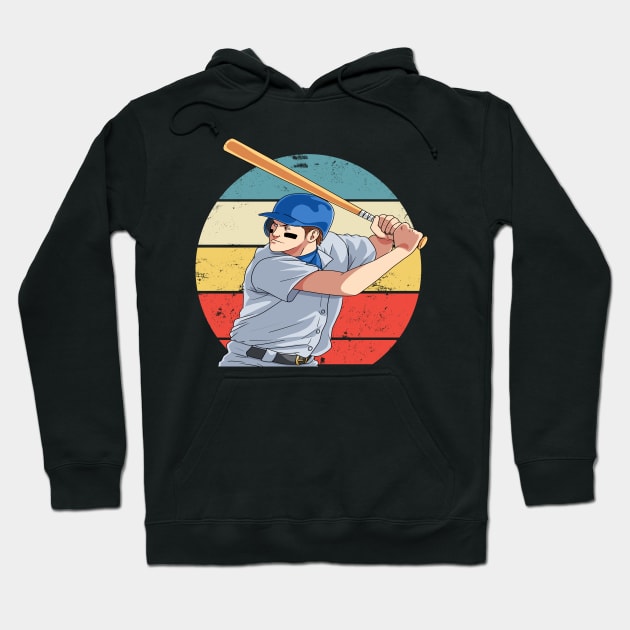 Baseball Player Home run Hitter Hoodie by Noseking